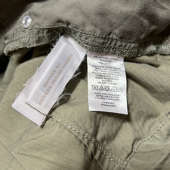 Loft paper bag shorts with belt - Picture 6 of 6